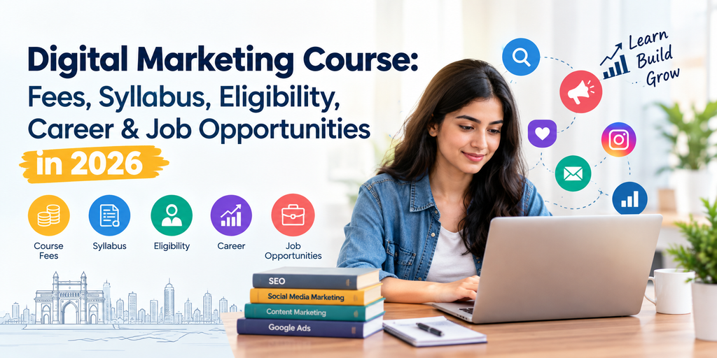 Digital Marketing Course: Fees, Syllabus, Eligibility, Career & Job Opportunities in 2026